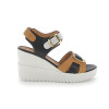 Sandalias con cuña Stonefly Ely 19 en blanco para mujer