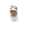 Sandalias con cuña Stonefly Ely 19 en blanco para mujer