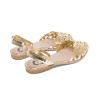 Bailarinas con tachuelas Porronet Rita 7091 en oro para mujer