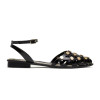 Bailarinas con tachuelas Porronet Rita 7091 en negro para mujer