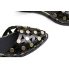 Bailarinas con tachuelas Porronet Rita 7091 en negro para mujer