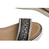 Sandalias planas Porronet Clara 3148 en negro para mujer