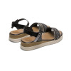 Sandalias planas Porronet Clara 3148 en negro para mujer
