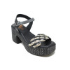Sandalias con tacón Porronet 3175 en negro para mujer