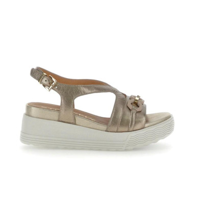 Sandalias con plataforma Stonefly PARKY 31 en oro para mujer