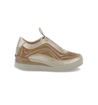 Zapatillas deportivas Stonefly CREAM 38 en marrón para mujer.