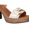 Sandalias de tacón Oh! my Sandals Rosalia 5636 en oro para mujer