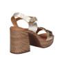 Sandalias de tacón Oh! my Sandals Rosalia 5636 en oro para mujer