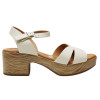 Sandalias con tacón Oh! My Sandals Pamela 5625 en blanco para mujer