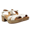 Sandalias con tacón Oh! My Sandals Pamela 5625 en blanco para mujer