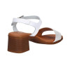 Sandalias de tacón Oh! my Sandals 5612 en blanco para mujer