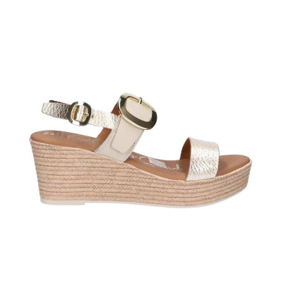 Sandalias con cuña Oh! my Sandals 5723 en hielo para mujer