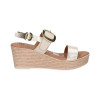 Sandalias con cuña Oh! my Sandals 5723 en hielo para mujer