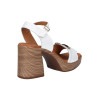 Sandalias de tacón Oh! my Sandals Rosalia 5636 en blanco para mujer
