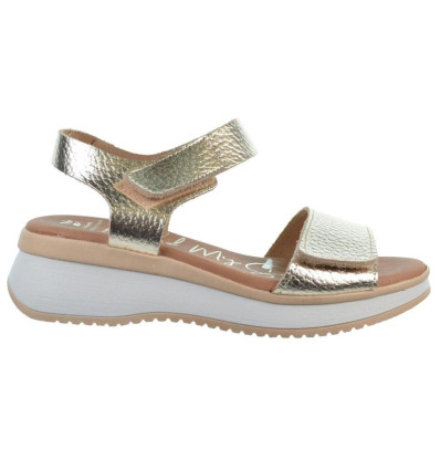 Sandalias Oh! My Sandals Selene 5660 en champán para mujer