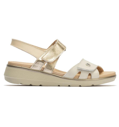 Sandalias cómodas Pitillos 20113 en beige para mujer