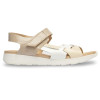 Sandalias cómodas Pitillos 10554 en crema para mujer
