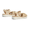 Sandalias cómodoas Pitillos 10550 en beige para mujer