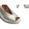 Zapatos destalonados Pitillos 10532 en plata para mujer