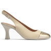 Zapatos de tacón destalonados Pitillos 10523 en oro