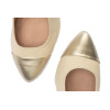 Zapatos de tacón destalonados Pitillos 10523 en oro