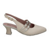 Zapatos de salón destalonados Pitillos 10517 en beige para mujer