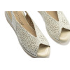 Sandalias cómodas Pitillos 10342 en plata para mujer