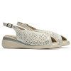 Sandalias cómodas Pitillos 10342 en plata para mujer