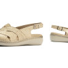 Sandalias cómodas Pitillos 10301 en oro para mujer