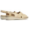 Sandalias cómodas Pitillos 10301 en oro para mujer
