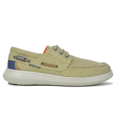 Zapatos náuticos Coronel Tapiocca T206-7 en beige para hombre