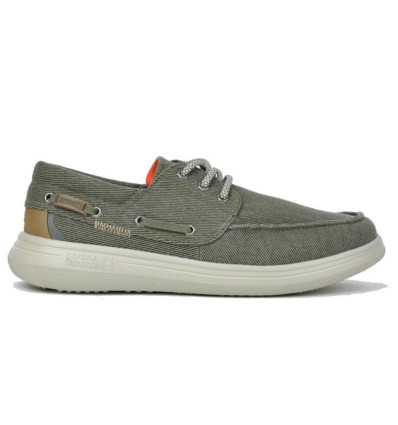 Zapatos náuticos Coronel Tapiocca T206-5 en kaki para hombre