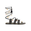 Sandalias planas boho Gioseppo IONE en negro para mujer