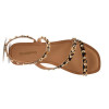 Sandalias planas Gioseppo OGEMA 75447 en leopardo para mujer