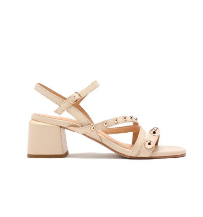 Sandalias con tacón Gioseppo ABINGTON en beige para mujer