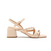 Sandalias con tacón Gioseppo ABINGTON en beige para mujer