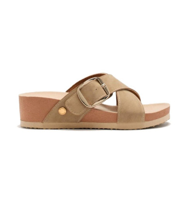 Sandalias bio Gioseppo WINN 74512 en taupe para mujer