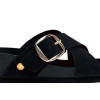 Sandalias con cuña WINN 74512 en negro para mujer