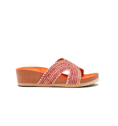 Sandalias con cuña Gioseppo PACIFIC 74474 en naranja para mujer