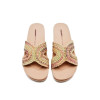 Sandalias con cuña Gioseppo PACIFIC 74474 en beige para mujer