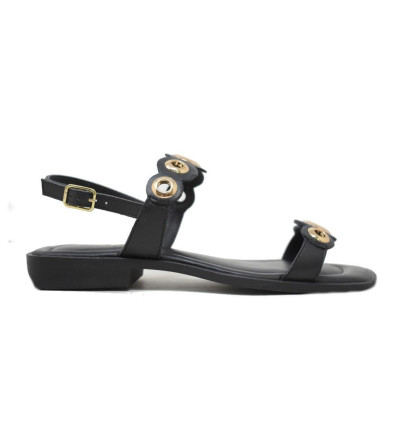 Sandalias planas Gioseppo SIREN 74348 en negro para mujer