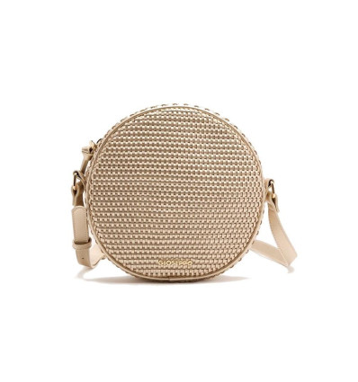 Bolso bandolera TRENZADO PARKLAND 75500 en platino