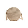 Bolso bandolera TRENZADO PARKLAND 75500 en platino
