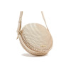 Bolso bandolera TRENZADO PARKLAND 75500 en platino