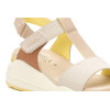 Sandalia con cuña 162259 para mujer en color hielo