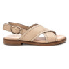 Sandalias planas Carmela 162201 en beige para mujer