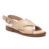 Sandalias planas Carmela 162201 en beige para mujer