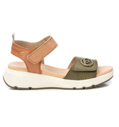 Sandalias Carmela 162309 en caqui para mujer