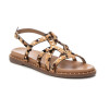 Sandalias planas 162392 en leopardo para mujer