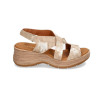 Sandalias con cuña Paula Urban 27-773 en beige para mujer